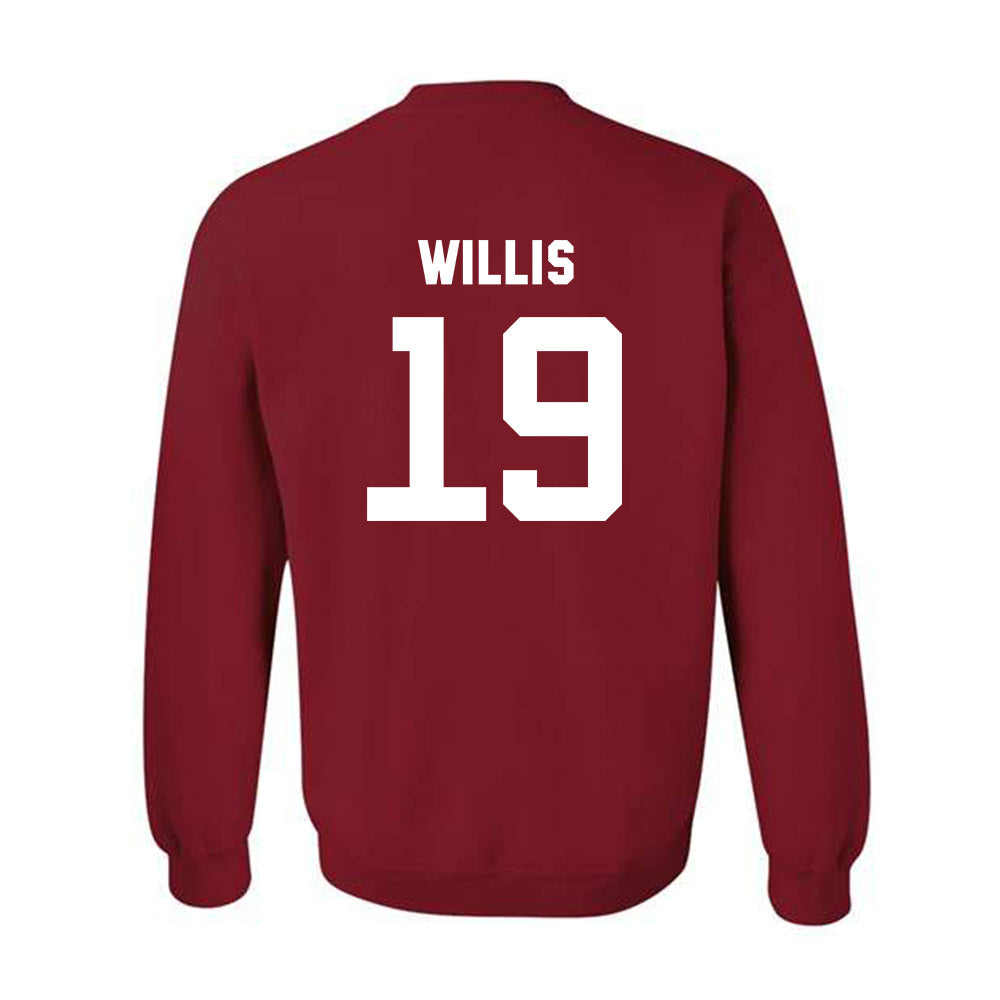 Arkansas - NCAA Baseball : Carson Willis - Classic Shersey Crewneck Sweatshirt-1