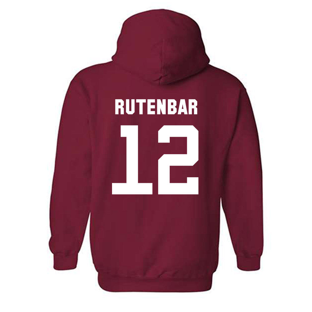 Arkansas - NCAA Baseball : Carter Rutenbar - Classic Shersey Hooded Sweatshirt-1
