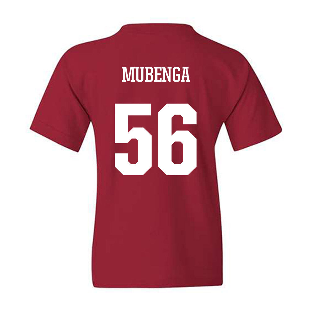 Arkansas - NCAA Football : Ben Mubenga - Youth T-Shirt-1