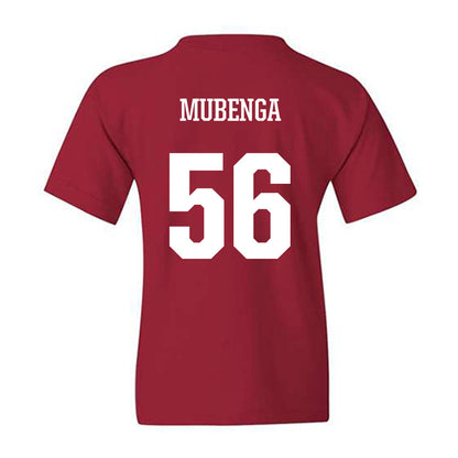 Arkansas - NCAA Football : Ben Mubenga - Youth T-Shirt-1