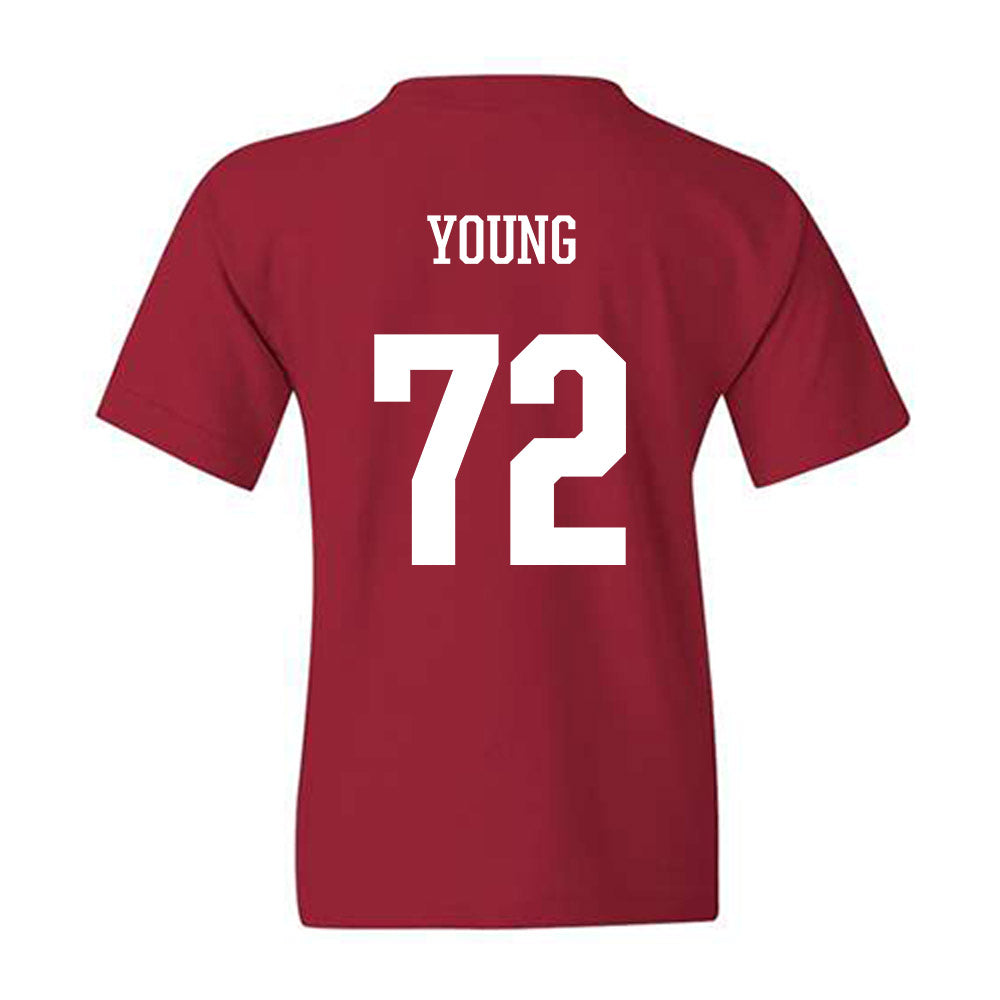 Arkansas - NCAA Football : Tucker Young - Youth T-Shirt-1