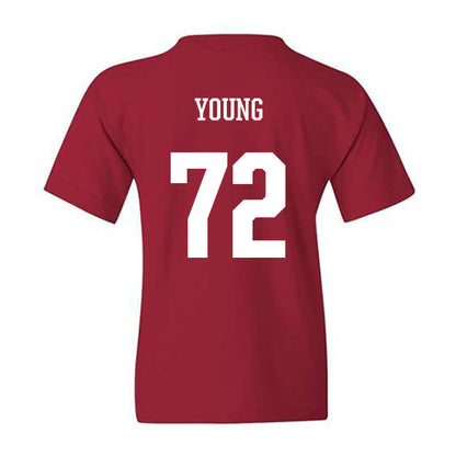 Arkansas - NCAA Football : Tucker Young - Youth T-Shirt-1