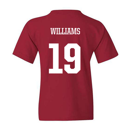 Arkansas - NCAA Football : Kyndrick Williams - Youth T-Shirt-1