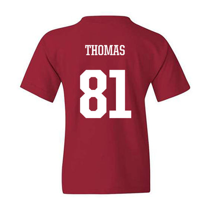 Arkansas - NCAA Football : Dai'Shaun Thomas - Youth T-Shirt-1