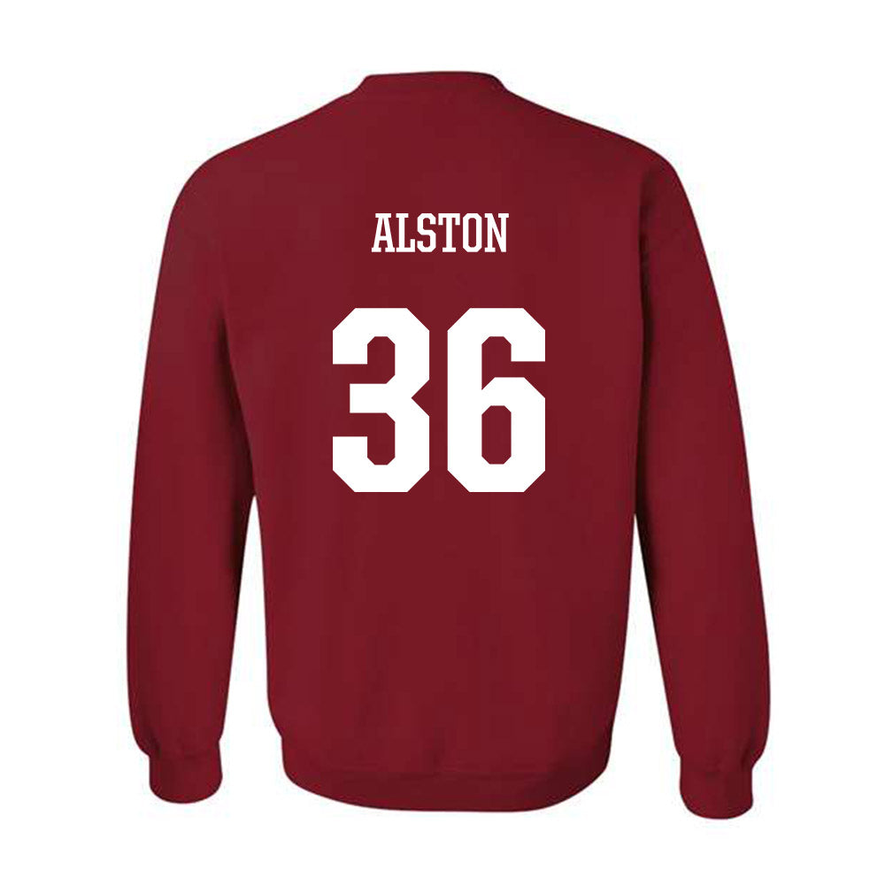 Arkansas - NCAA Football : Brian Alston - Crewneck Sweatshirt-1