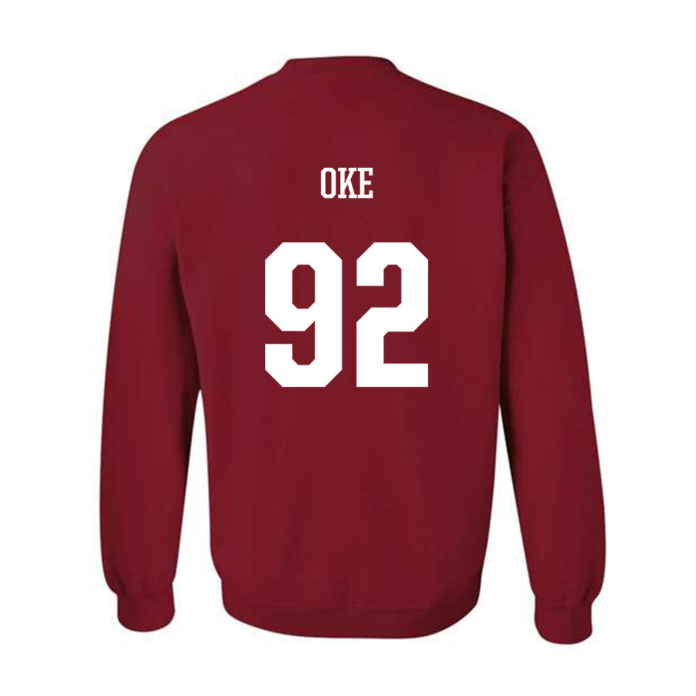 Arkansas - NCAA Football : David Oke - Crewneck Sweatshirt-1