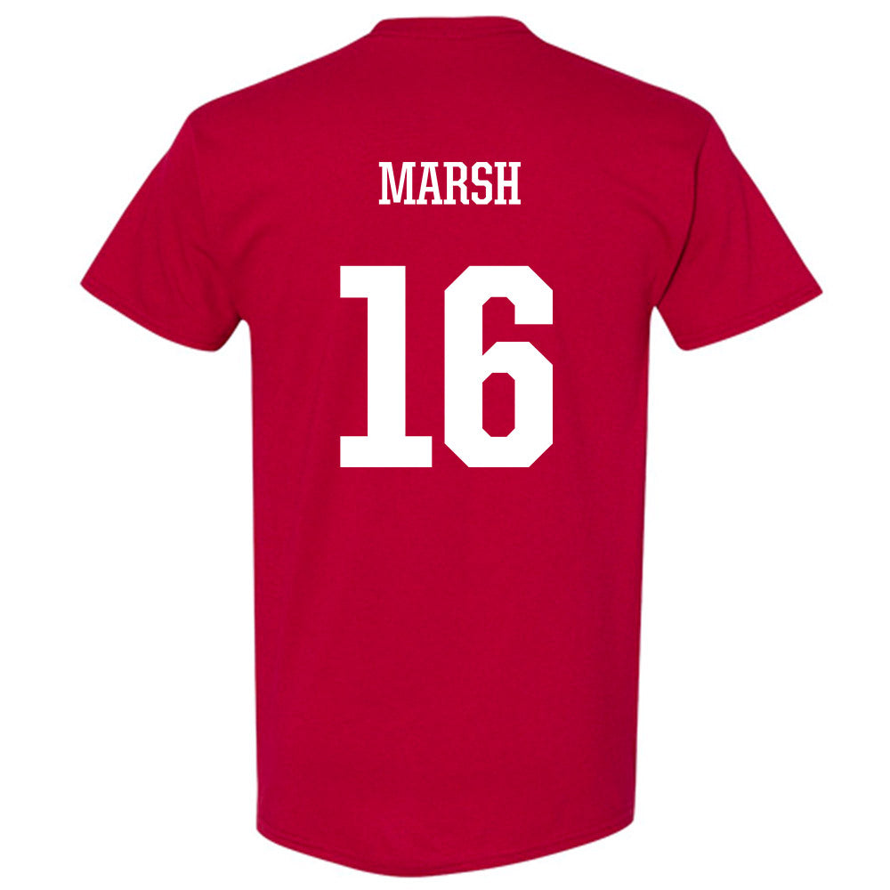Arkansas - NCAA Football : Kourtlan Marsh - T-Shirt-1