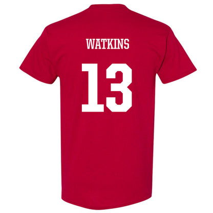 Arkansas - NCAA Football : Jelani Watkins - T-Shirt-1
