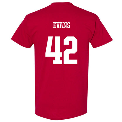 Arkansas - NCAA Football : Jeremy Evans - T-Shirt-1
