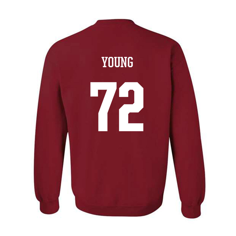 Arkansas - NCAA Football : Tucker Young - Crewneck Sweatshirt-1
