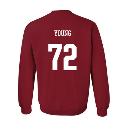 Arkansas - NCAA Football : Tucker Young - Crewneck Sweatshirt-1