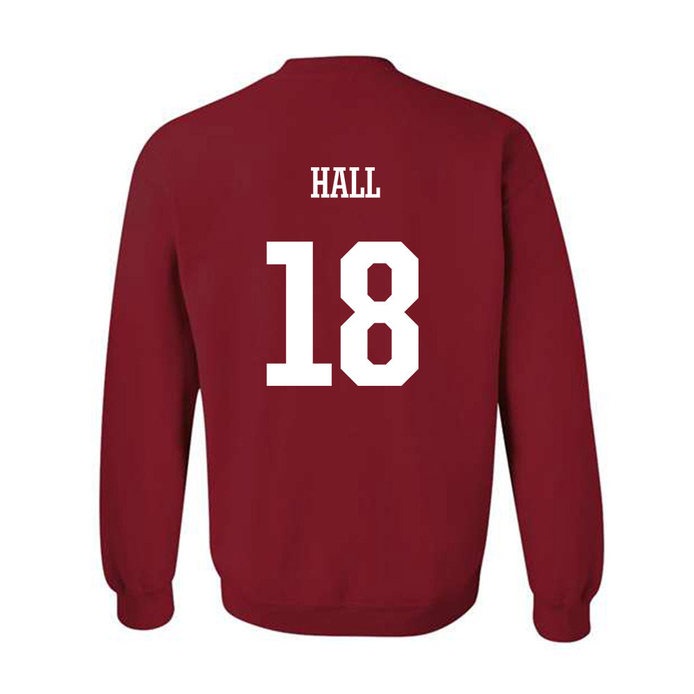 Arkansas - NCAA Football : Jude Hall - Crewneck Sweatshirt-1