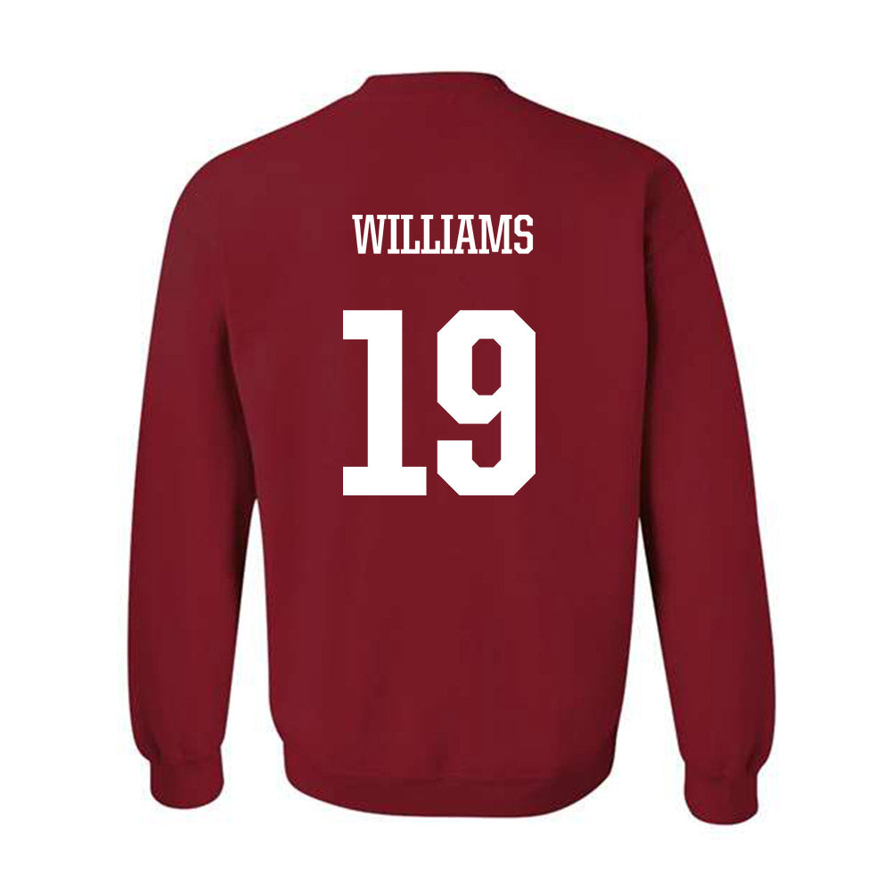 Arkansas - NCAA Football : Kyndrick Williams - Crewneck Sweatshirt-1