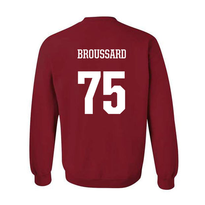 Arkansas - NCAA Football : Kavion Broussard - Crewneck Sweatshirt-1