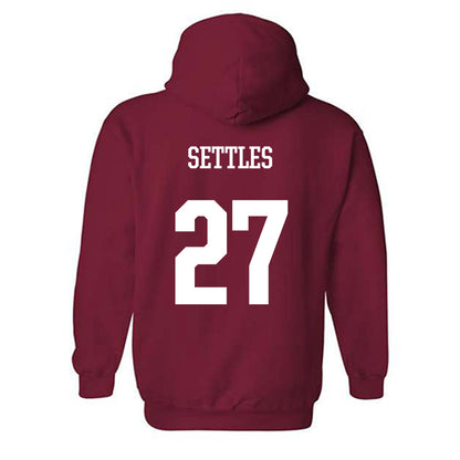 Arkansas - NCAA Football : Cameron Settles - Hooded Sweatshirt-1