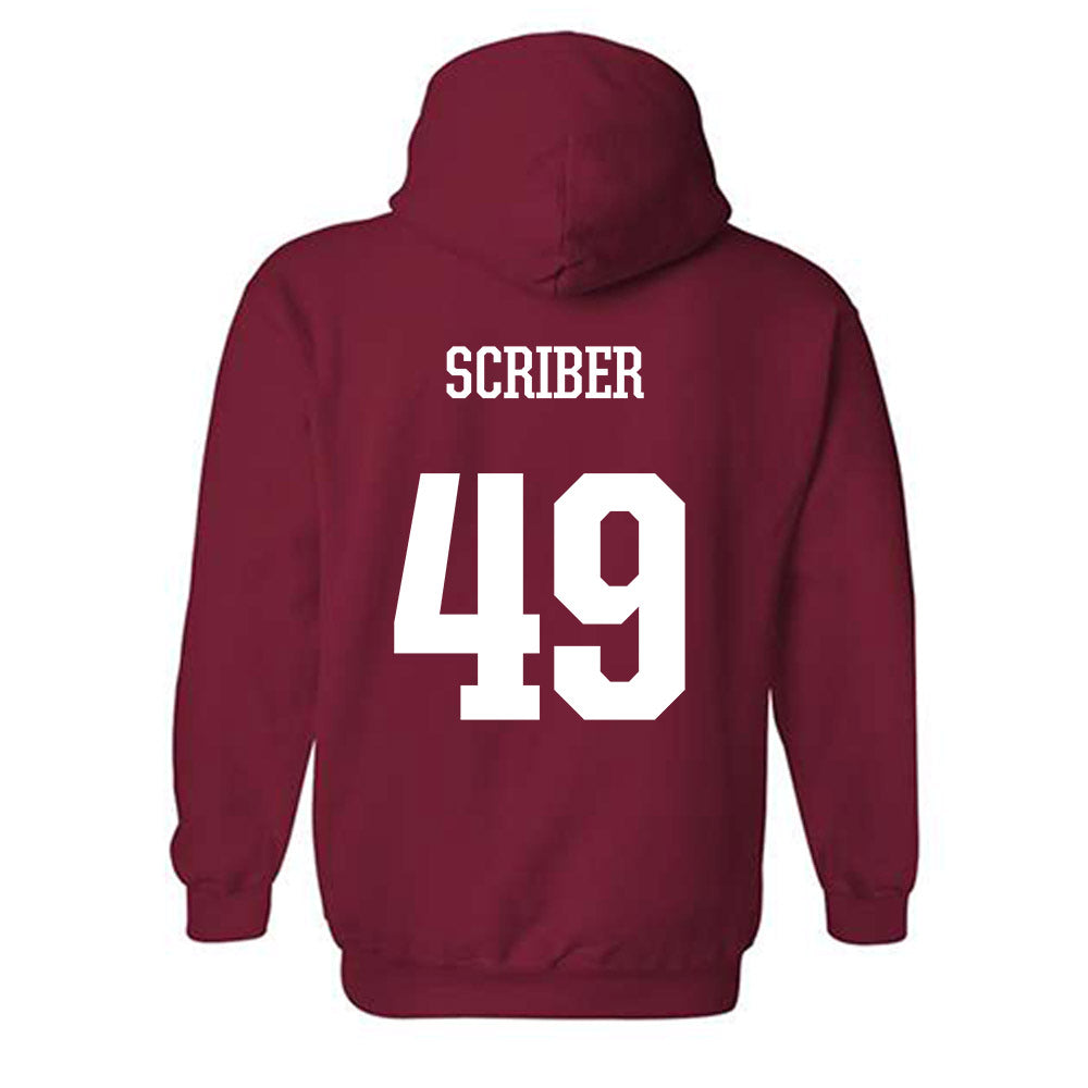 Arkansas - NCAA Football : Braxton Scriber - Hooded Sweatshirt-1