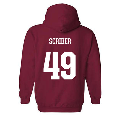Arkansas - NCAA Football : Braxton Scriber - Hooded Sweatshirt-1
