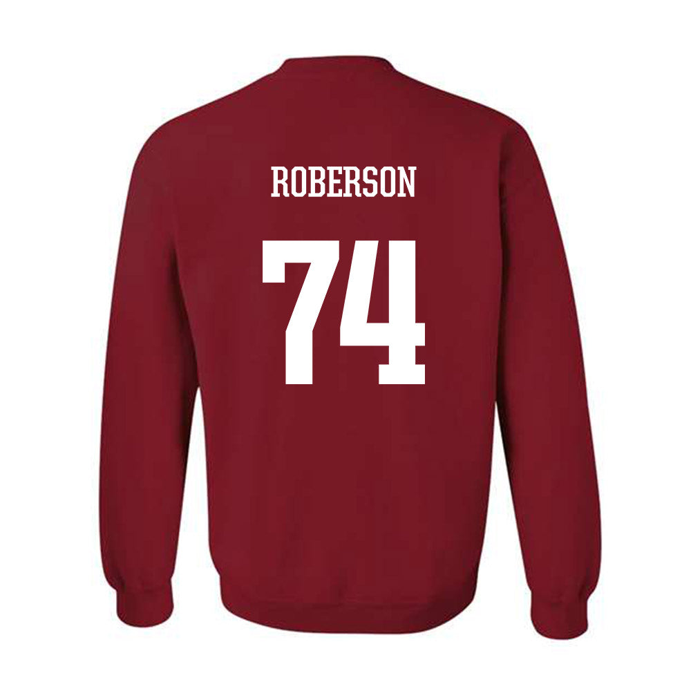 Arkansas - NCAA Football : Terence Roberson - Crewneck Sweatshirt-1