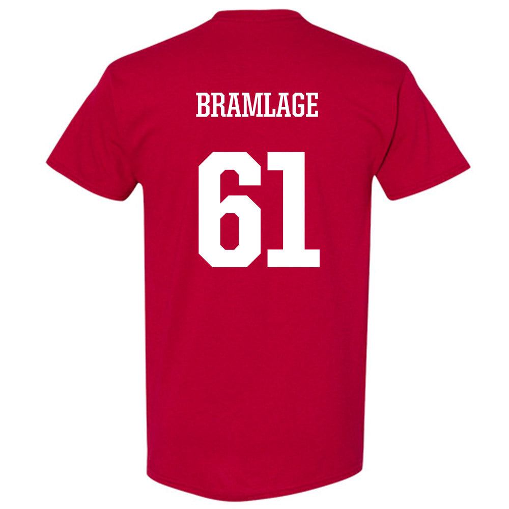 Arkansas - NCAA Football : Kaden Bramlage - T-Shirt-1