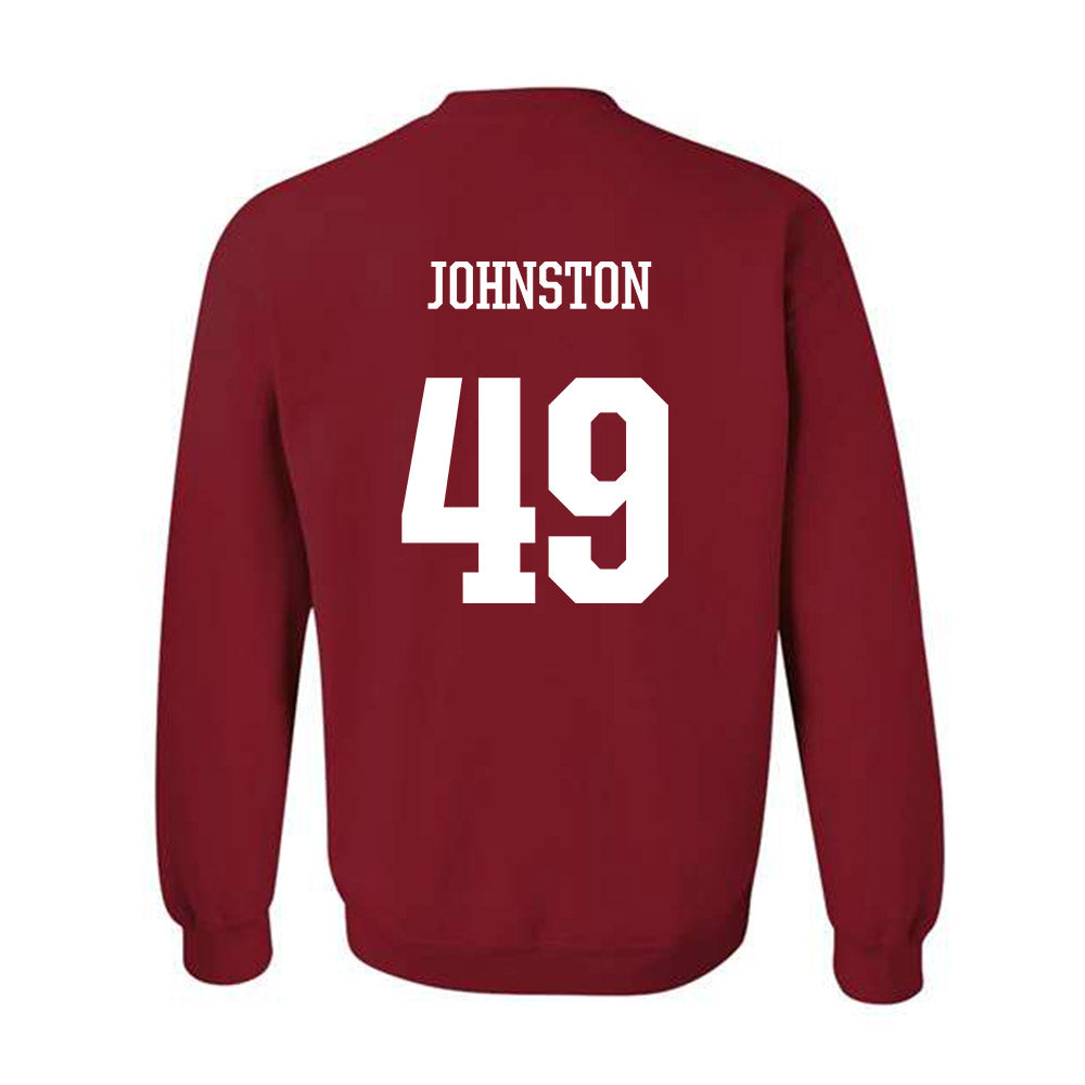 Arkansas - NCAA Football : Adam Johnston - Crewneck Sweatshirt-1