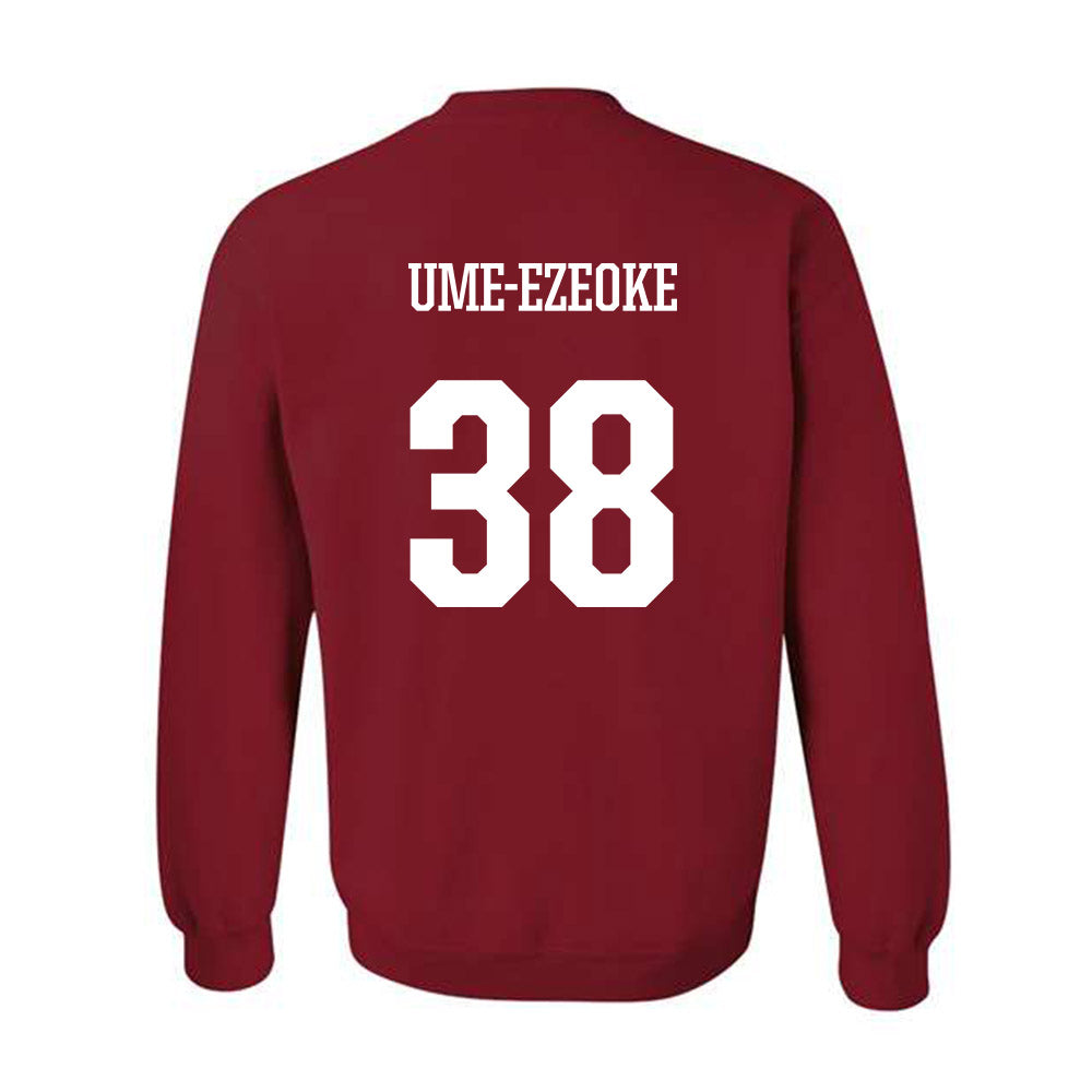 Arkansas - NCAA Football : Bradley Ume-Ezeoke - Crewneck Sweatshirt-1