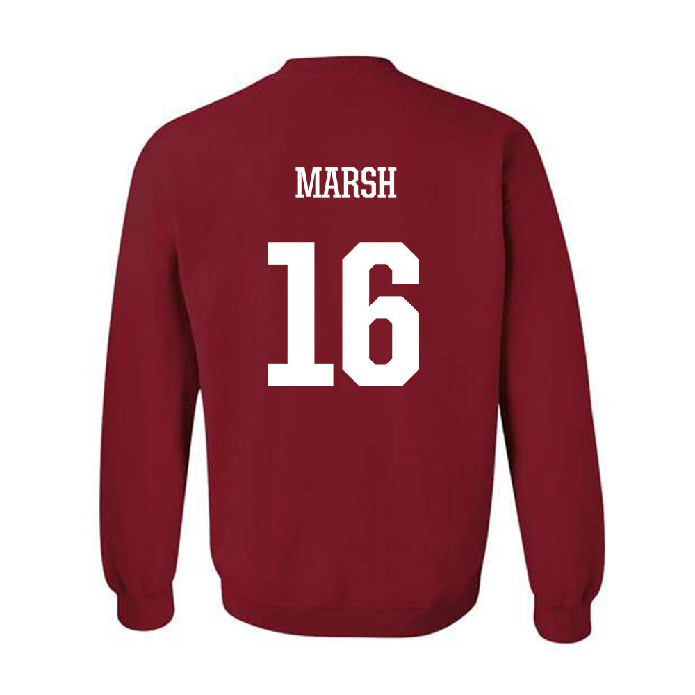 Arkansas - NCAA Football : Kourtlan Marsh - Crewneck Sweatshirt-1