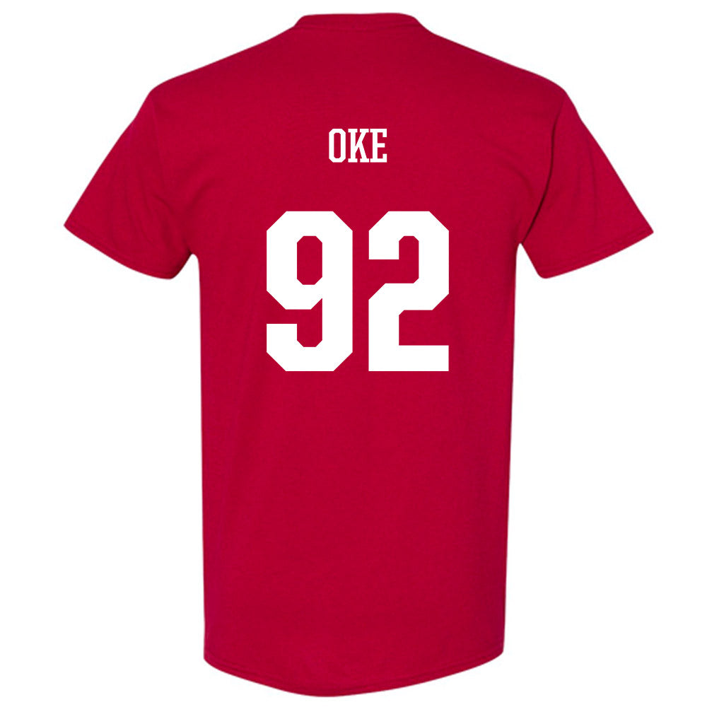 Arkansas - NCAA Football : David Oke - T-Shirt-1