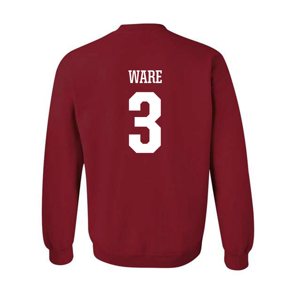 Arkansas - NCAA Women's Basketball : Harmonie Ware - Classic Shersey Crewneck Sweatshirt-1