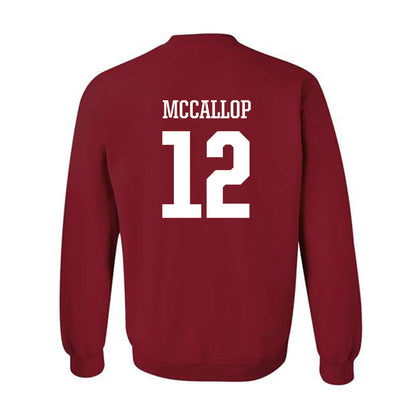 Arkansas - NCAA Women's Basketball : Grace McCallop - Classic Shersey Crewneck Sweatshirt-1