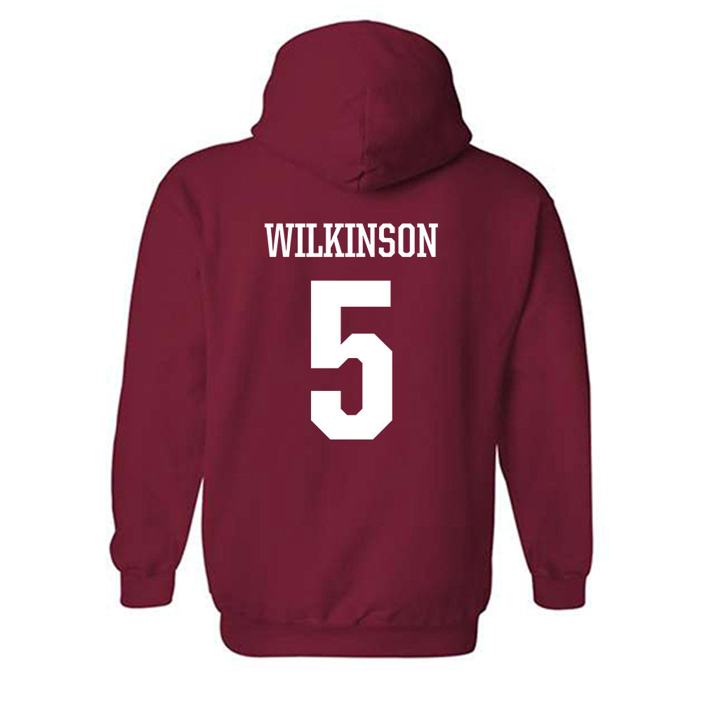 Arkansas - NCAA Men's Basketball : Jeremiah Wilkinson - Classic Shersey Hooded Sweatshirt-1