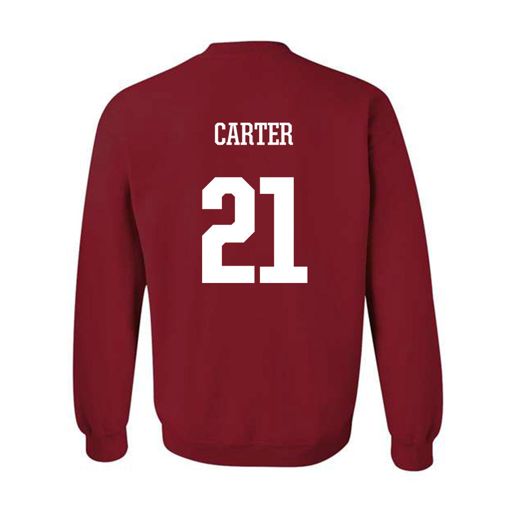 Arkansas - NCAA Softball : Ava Carter - Classic Shersey Crewneck Sweatshirt-1