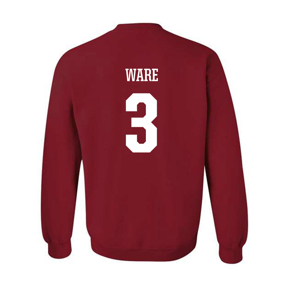 Arkansas - NCAA Women's Basketball : Harmonie Ware - Classic Shersey Crewneck Sweatshirt-1