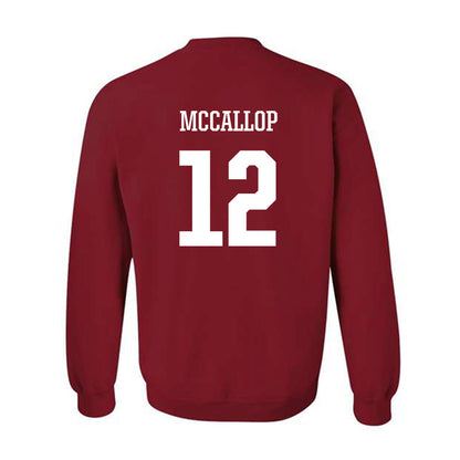Arkansas - NCAA Women's Basketball : Grace McCallop - Classic Shersey Crewneck Sweatshirt-1