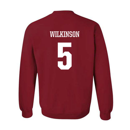 Arkansas - NCAA Men's Basketball : Jeremiah Wilkinson - Classic Shersey Crewneck Sweatshirt-1