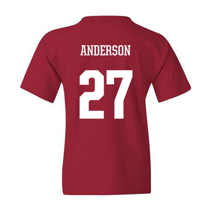 Arkansas - NCAA Women's Soccer : Dejionee Anderson - Classic Shersey Youth T-Shirt