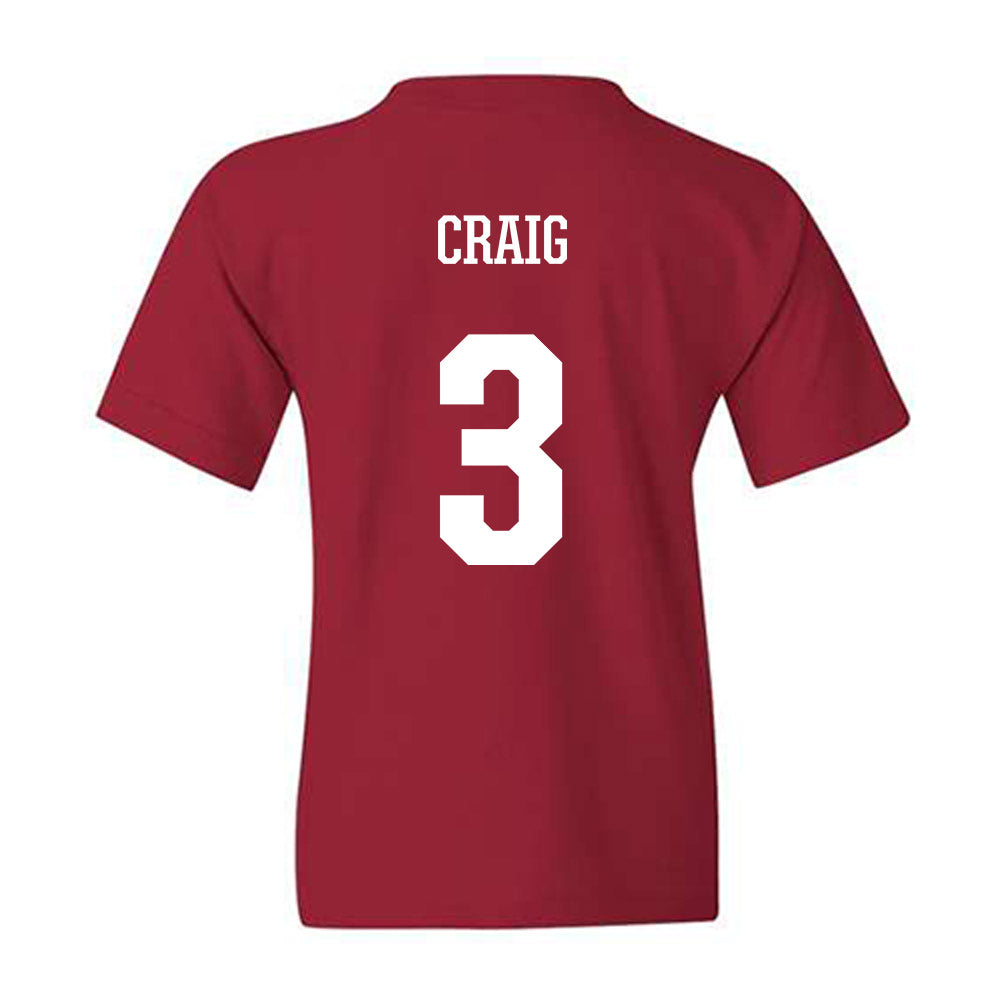 Arkansas - NCAA Women's Soccer : Nuria Craig - Classic Shersey Youth T-Shirt-1