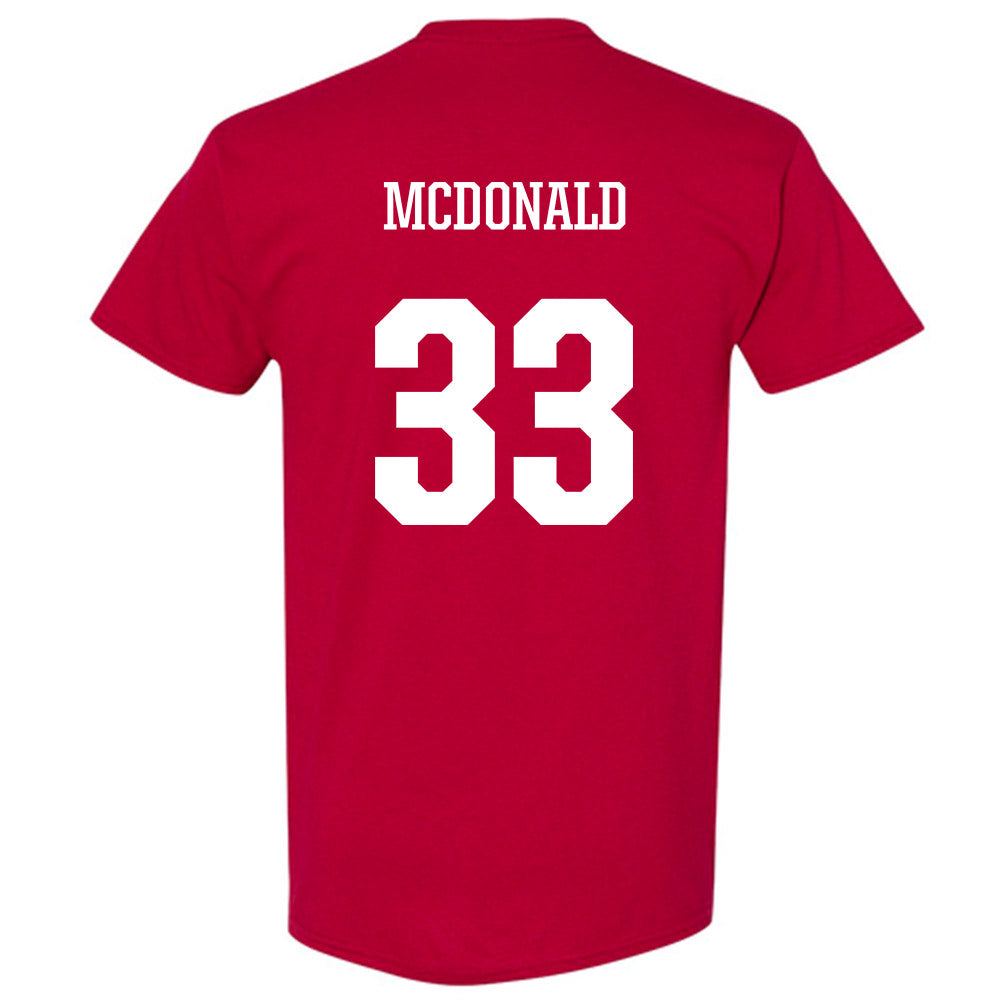 Arkansas - NCAA Women's Soccer : Madden McDonald - Classic Shersey T-Shirt-1