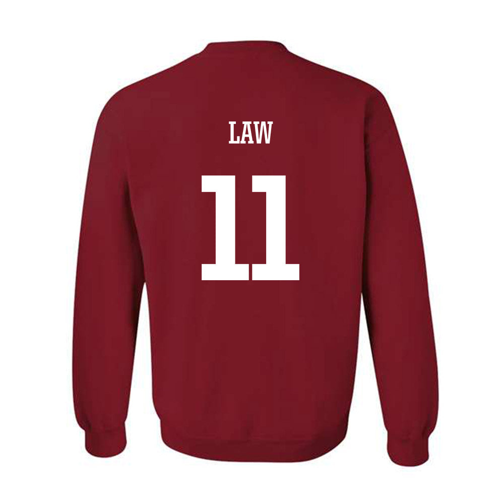 Arkansas - NCAA Women's Volleyball : Elsie Law - Classic Shersey Crewneck Sweatshirt-1