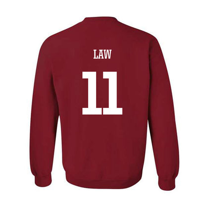 Arkansas - NCAA Women's Volleyball : Elsie Law - Classic Shersey Crewneck Sweatshirt-1