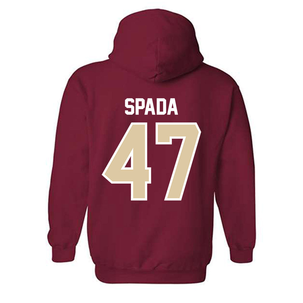 Boston College - NCAA Baseball : Matthew Spada - Hooded Sweatshirt Classic Shersey-1