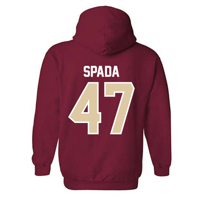 Boston College - NCAA Baseball : Matthew Spada - Hooded Sweatshirt Classic Shersey-1