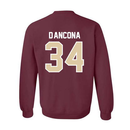 Boston College - NCAA Baseball : Luke D'Ancona - Crewneck Sweatshirt-1