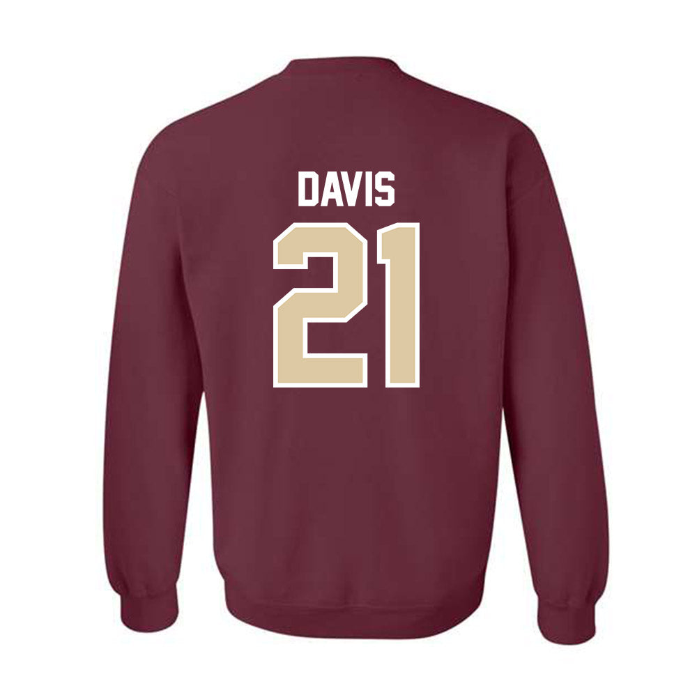 Boston College - NCAA Baseball : Champ Davis - Crewneck Sweatshirt-1