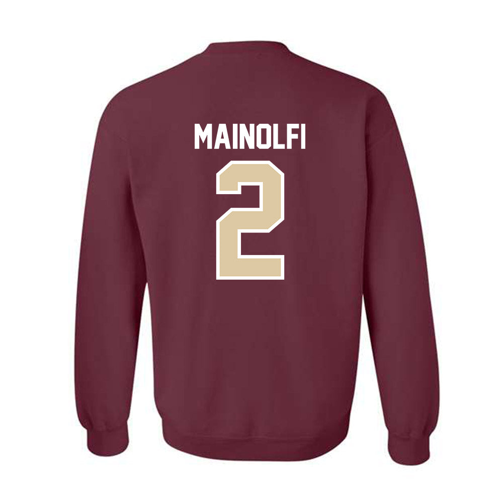 Boston College - NCAA Baseball : Ty Mainolfi - Crewneck Sweatshirt-1