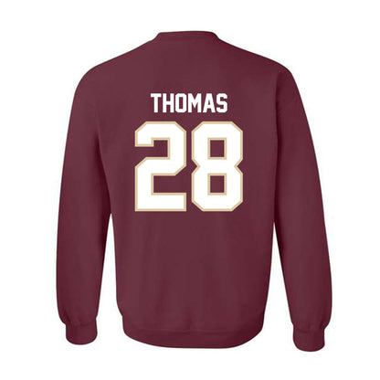 Boston College - NCAA Football : Zacari Thomas - Classic Shersey Crewneck Sweatshirt-1