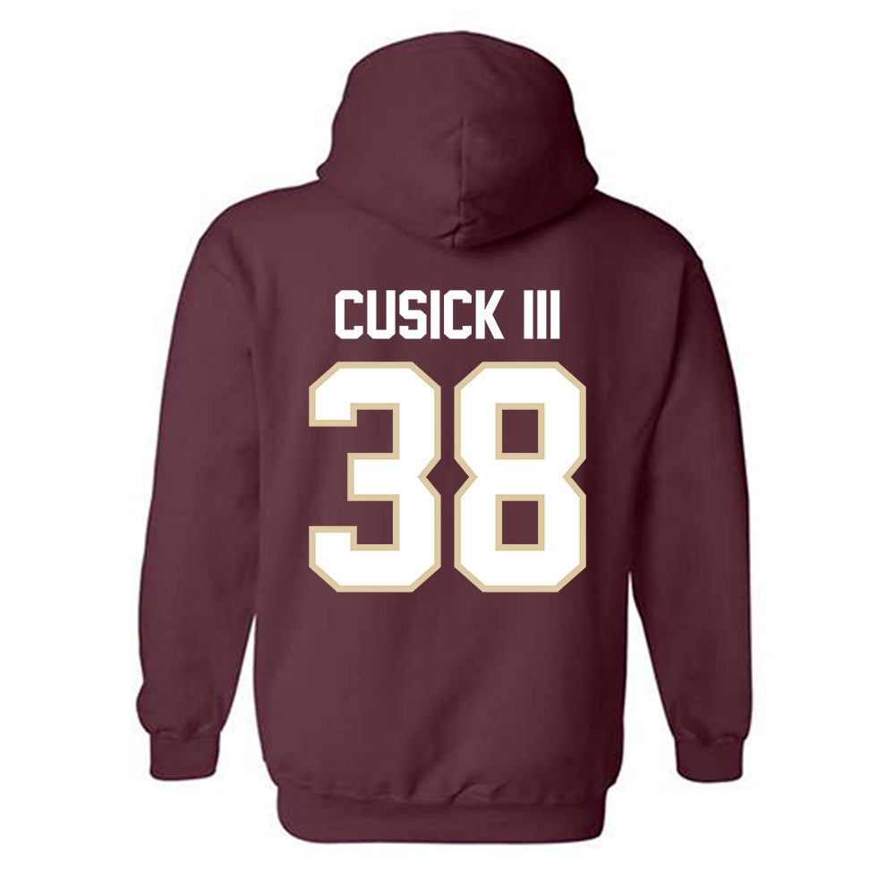Boston College - NCAA Football : Tommy Cusick III - Classic Shersey Hooded Sweatshirt-1