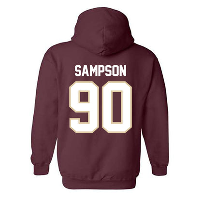 Boston College - NCAA Football : KJ Sampson - Classic Shersey Hooded Sweatshirt-1