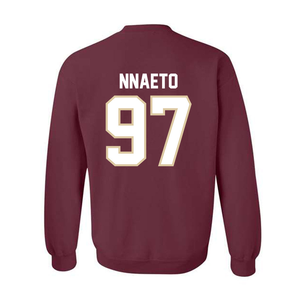 Boston College - NCAA Football : Chuck Nnaeto - Classic Shersey Crewneck Sweatshirt-1