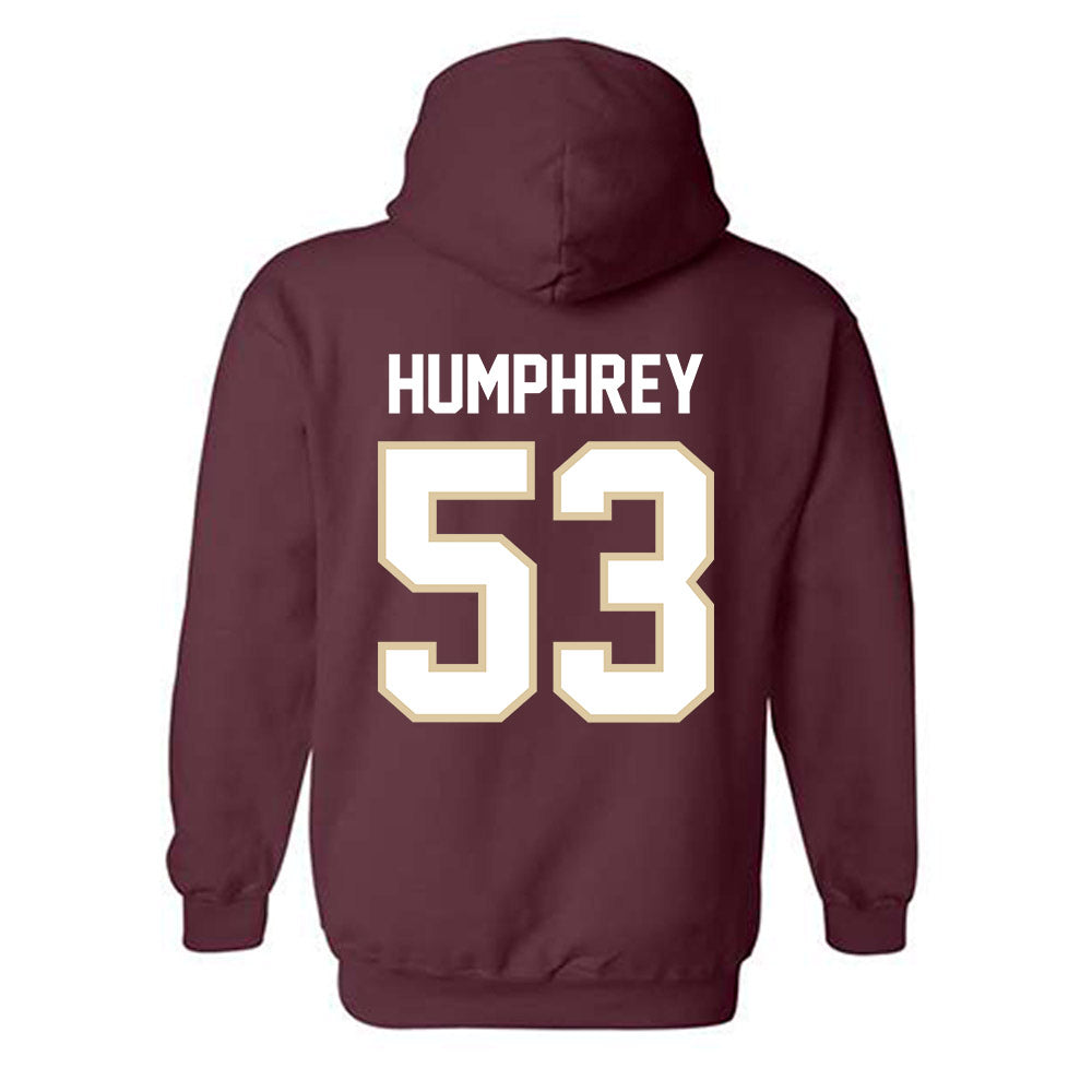 Boston College - NCAA Football : Tre Humphrey - Classic Shersey Hooded Sweatshirt-1