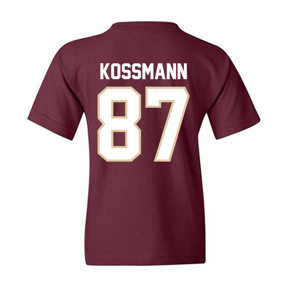 Boston College - NCAA Football : Cameron Kossmann - Classic Shersey Youth T-Shirt-1